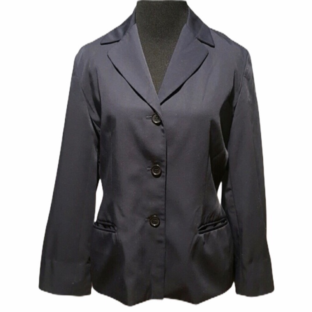 Ann Taylor Factory Black Career Jacket Blazer